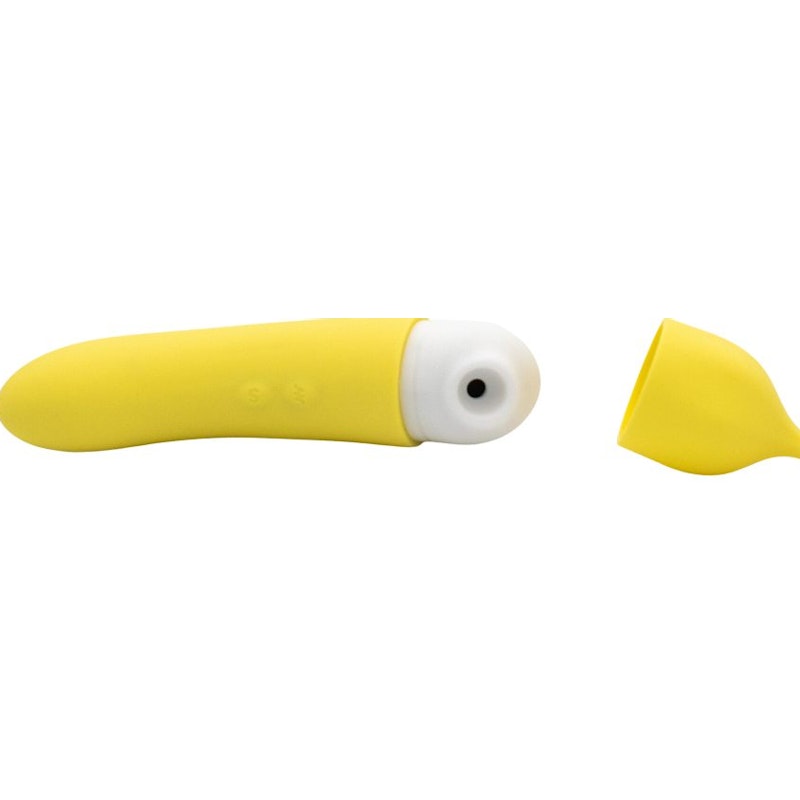 Natalie's Toy Box Banana Cream Air Pulse G-Spot Vibrator, Yellow