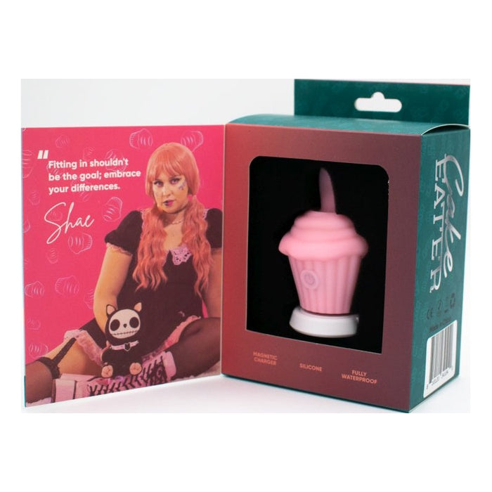 Natalie's Toy Box Cake Eater Clit Flicker Stimulator, Pink