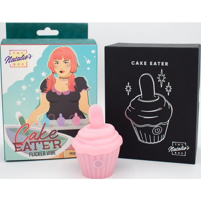 Natalie's Toy Box Cake Eater Clit Flicker Stimulator, Pink