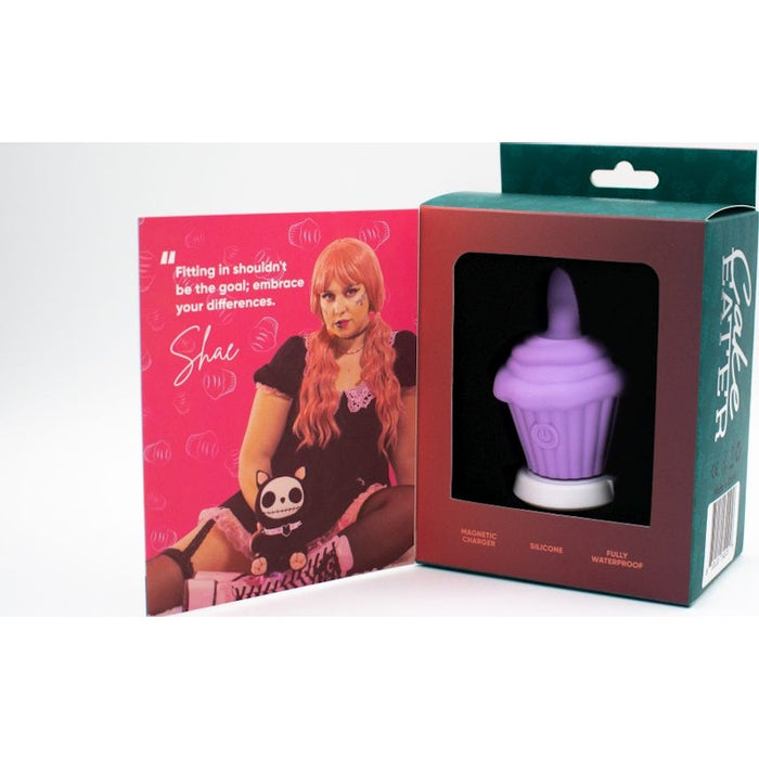 Natalie's Toy Box Cake Eater Clit Flicker Stimulator, Purple