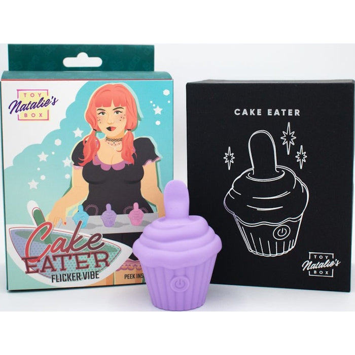 Natalie's Toy Box Cake Eater Clit Flicker Stimulator, Purple