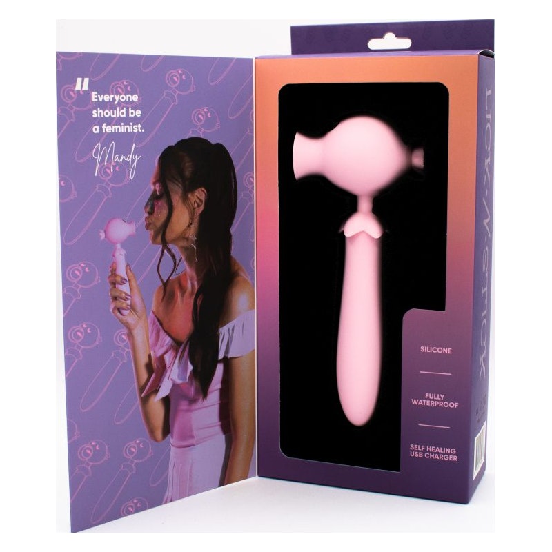Natalie's Toy Box  Lick N' Stick Clit Flicker G-Spot Vibrator, Pink