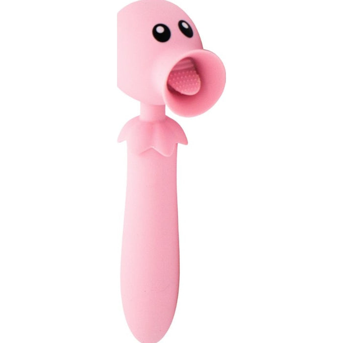 Natalie's Toy Box  Lick N' Stick Clit Flicker G-Spot Vibrator, Pink