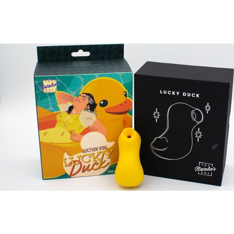 Natalie's Toy Box Lucky Duck Suction Stimulator, Yellow