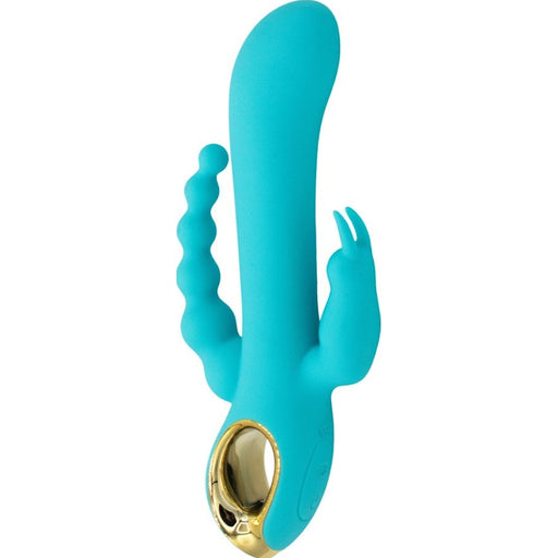 Natalie's Toy Box Mighty Magic Clit, G-Spot & Anal Vibrator, Blue