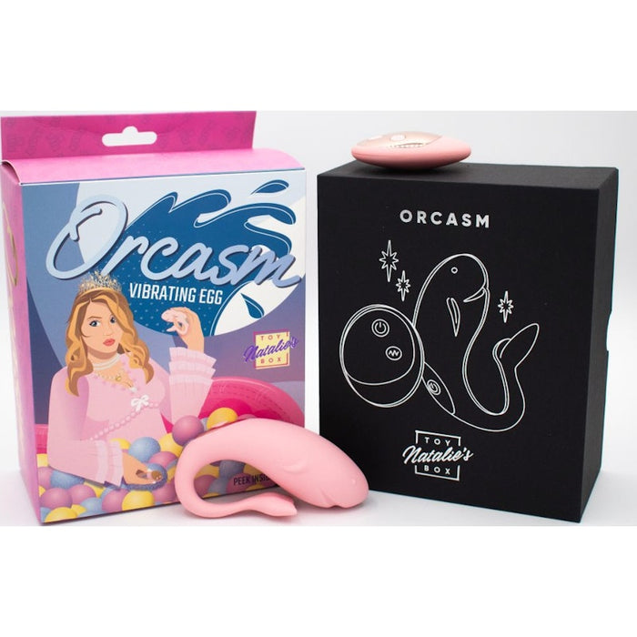 Natalie's Toy Box Orcasm Remote Controlled Wearable Egg Vibrator, Pink