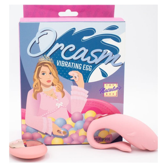 Natalie's Toy Box Orcasm Remote Controlled Wearable Egg Vibrator, Pink