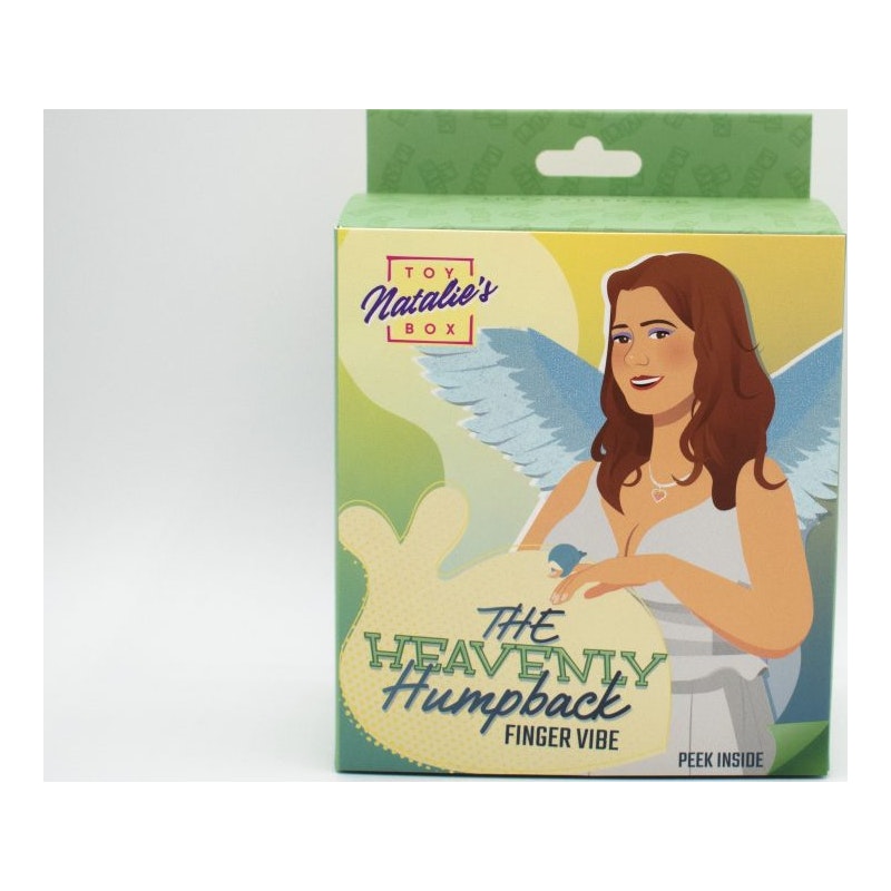 Natalie's Toy Box Heavenly Humpback Finger Bullet Vibrator, Blue