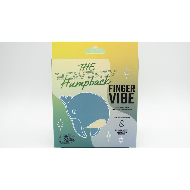 Natalie's Toy Box Heavenly Humpback Finger Bullet Vibrator, Blue