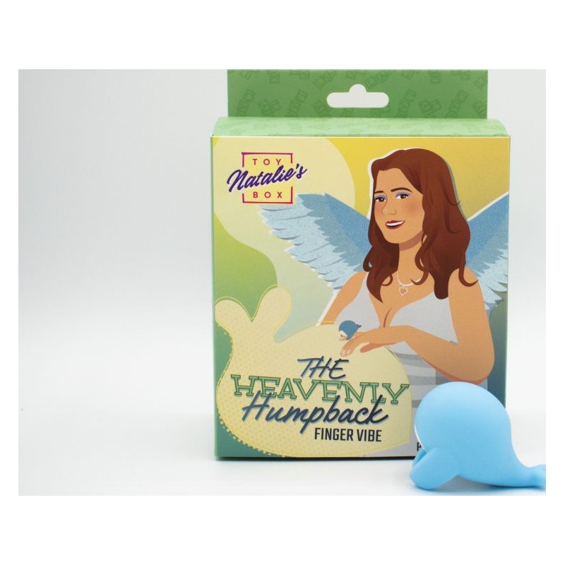 Natalie's Toy Box Heavenly Humpback Finger Bullet Vibrator, Blue