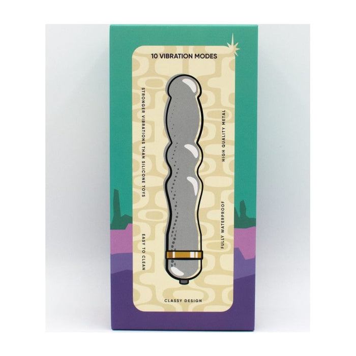 Natalie's Toy Box  Hidden Treasure Metal Vibrator, Silver