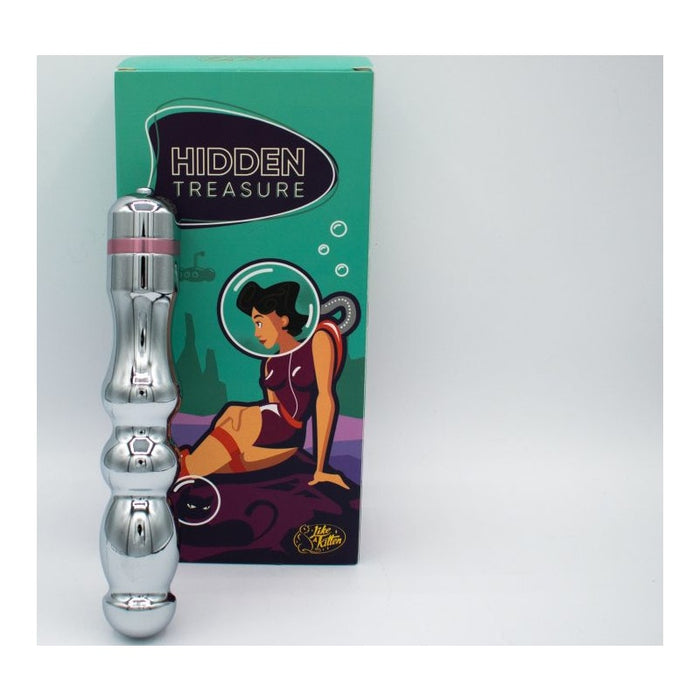 Natalie's Toy Box  Hidden Treasure Metal Vibrator, Silver