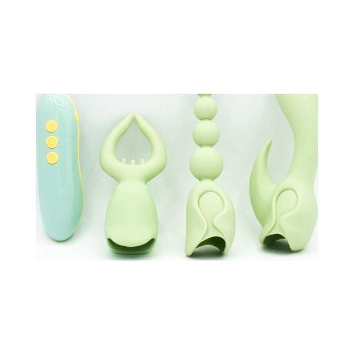 Natalie's Toy Box Pleasure Hunter Multifunction Vibrator, Green