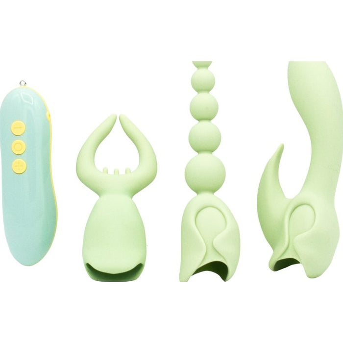 Natalie's Toy Box Pleasure Hunter Multifunction Vibrator, Green