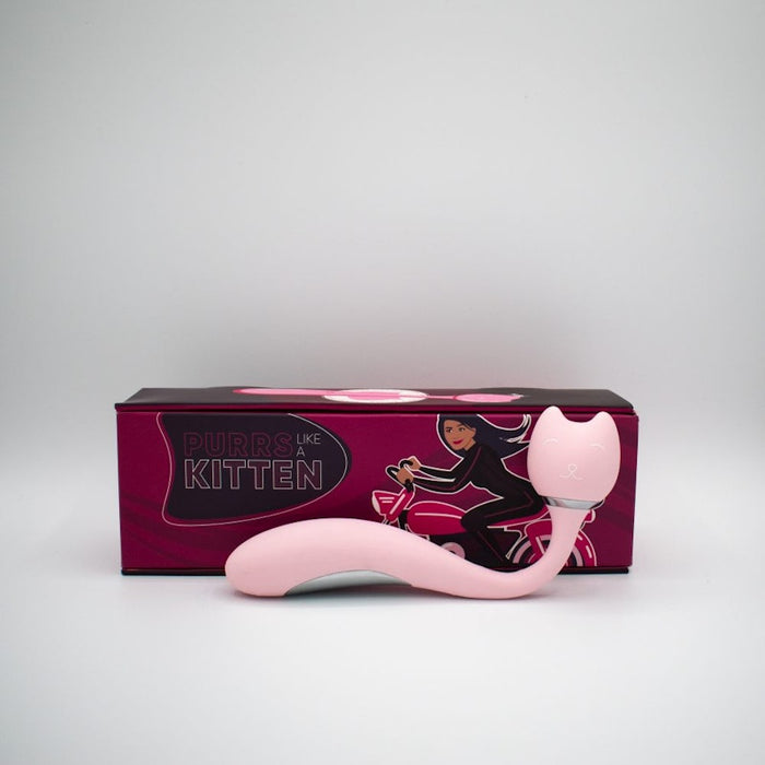 Natalie's Toy Box Purrs Like A Kitten Wand Vibrator, Pink