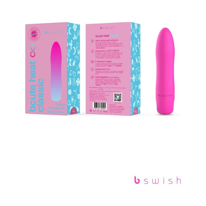 Bswish Bcute Infinite Heat Classic Vibrator, Sunset Pink