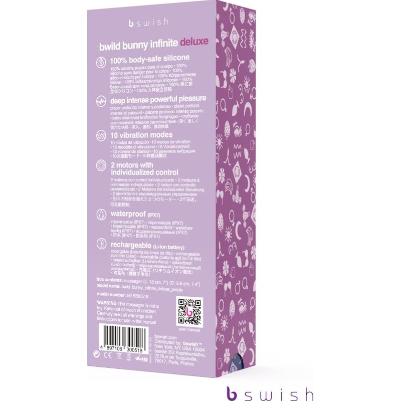 Bswish Bgee Infinite Deluxe Vibrator, Purple