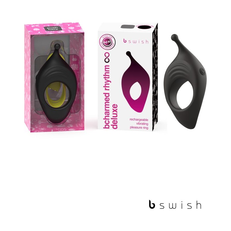 Bswish Bcharmed Rhythm Infinite Deluxe Vibrator, Black