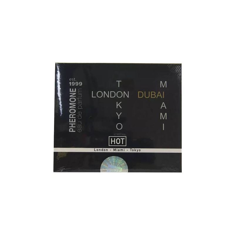 HOT Pheromone Eau du Parfum for Men, 4x5ml Tester Box