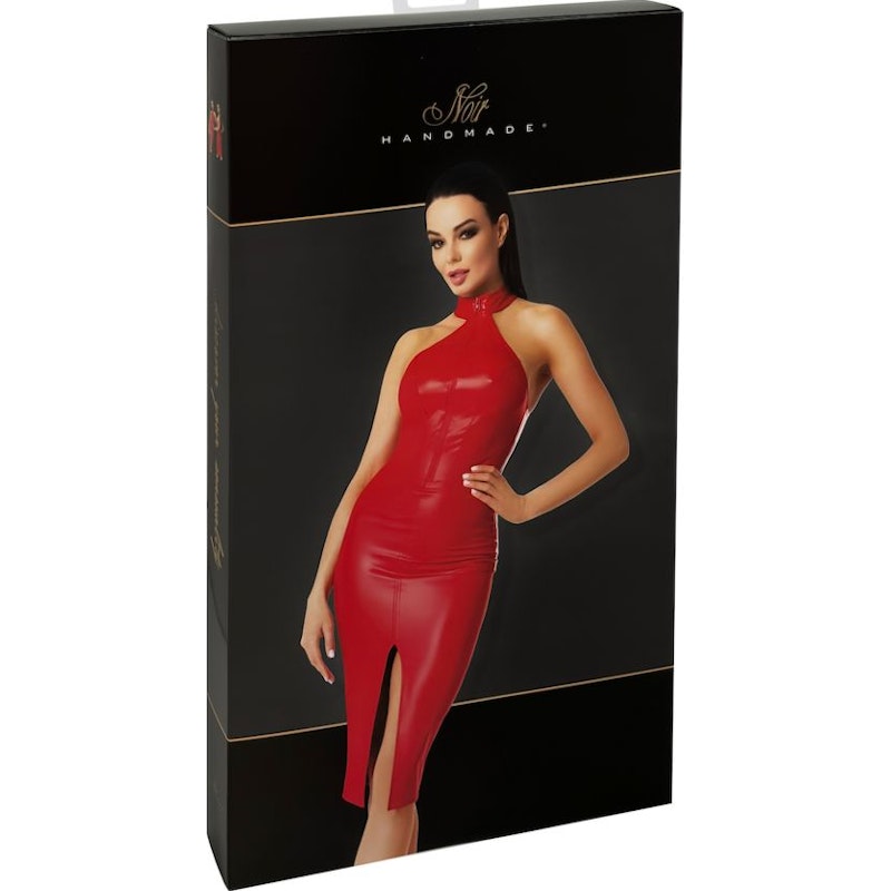 Noir Orgia Midi Dress, Red, M, L