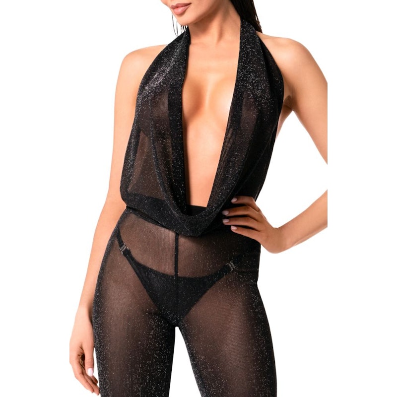 Noir Luminara Overall, Black, S, M, L