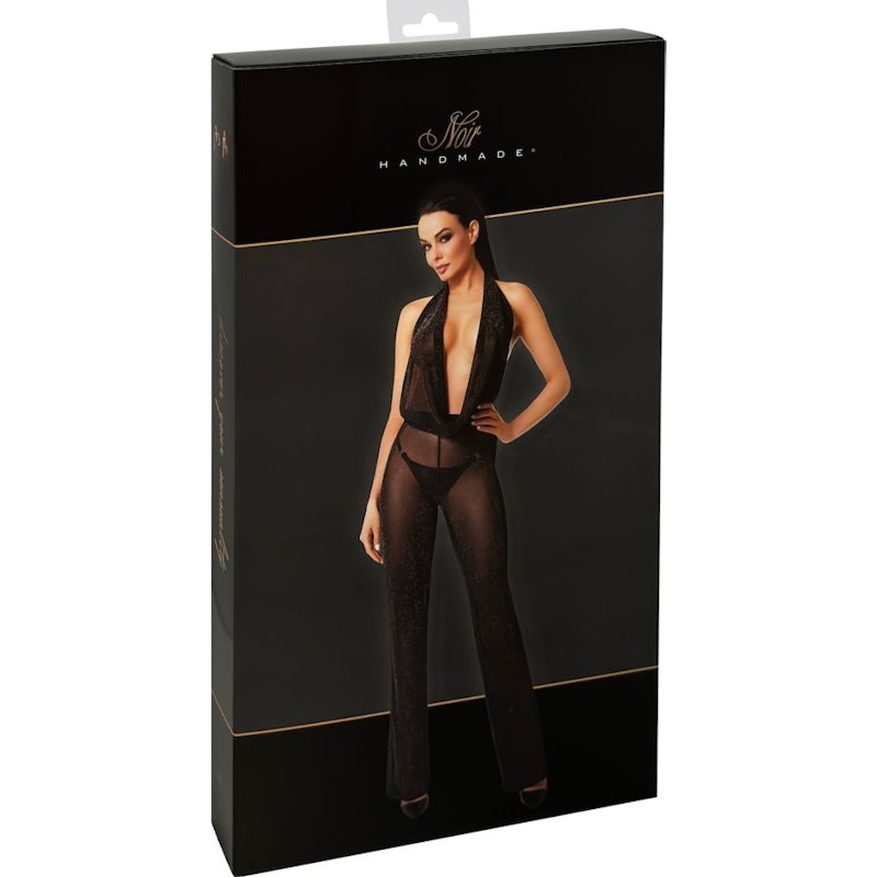Noir Luminara Overall, Black, S, M, L
