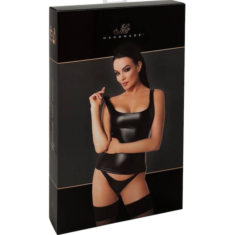 Noir Elixir Wetlook Top, Black, S, M, L