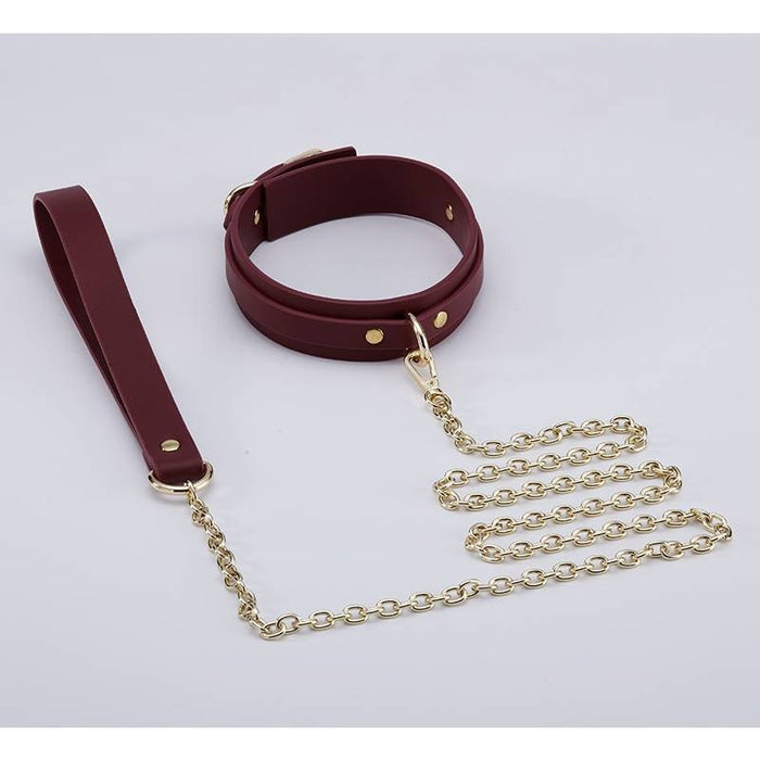 Daytona 8-Piece Deluxe Bondage Play Kit, Burgundy Gold