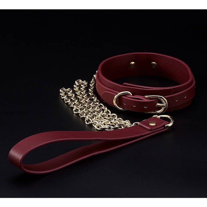 Daytona 8-Piece Deluxe Bondage Play Kit, Burgundy Gold