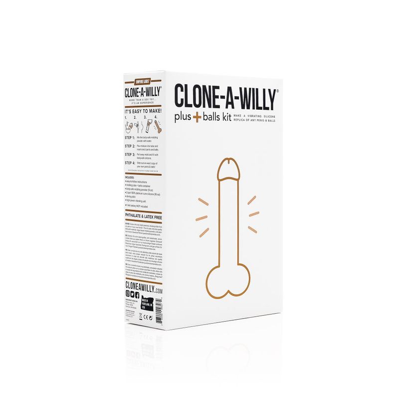 Clone a Willy Plus Balls Kit, Hot Pink
