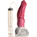 Resurrector Phoenix Squirting Silicone Dildo, 9.1", Red