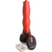 Ramming Hound Thrusting & Vibrating Silicone Dildo, 9.3", Red