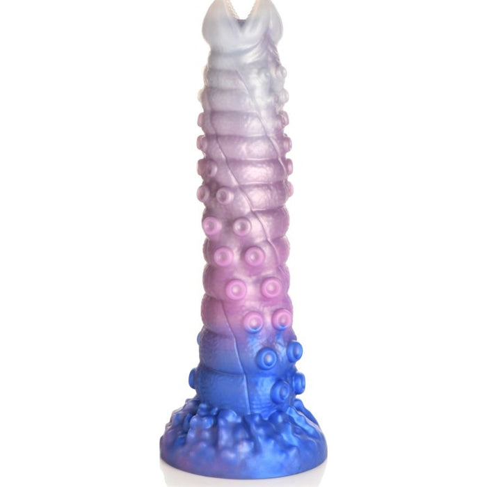 Tenta-Queen Ovipositor Silicone Dildo with Eggs, 11.5", Mixed