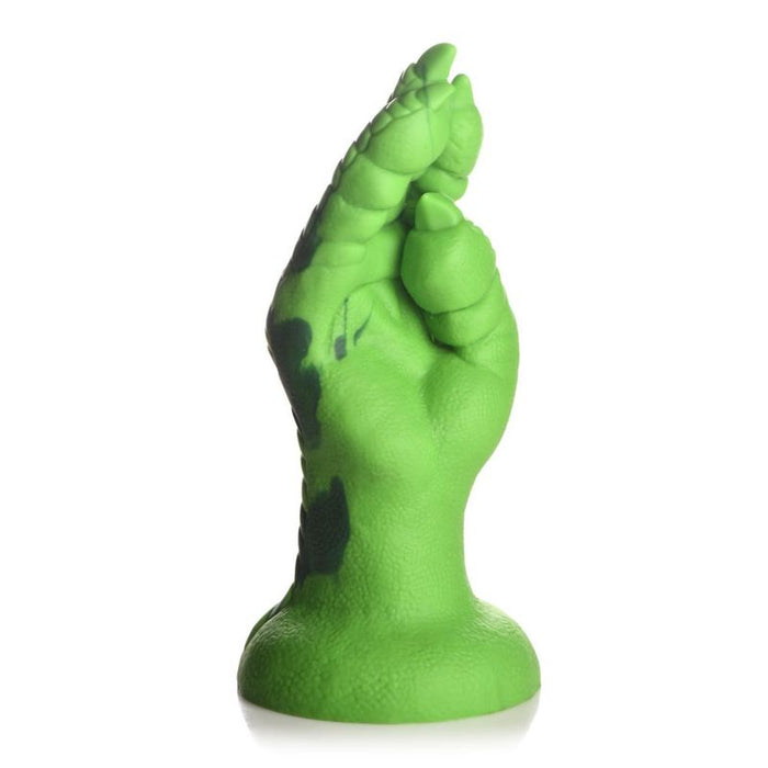 Creature Cocks Raptor Claw Fisting Silicone Dildo, Green