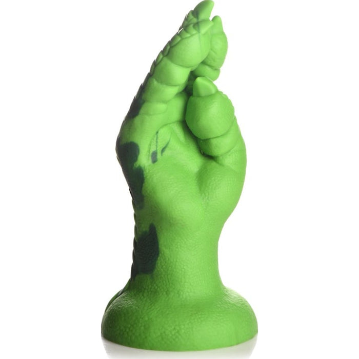 Raptor Claw Fisting Silicone Dildo, 8.6", Green