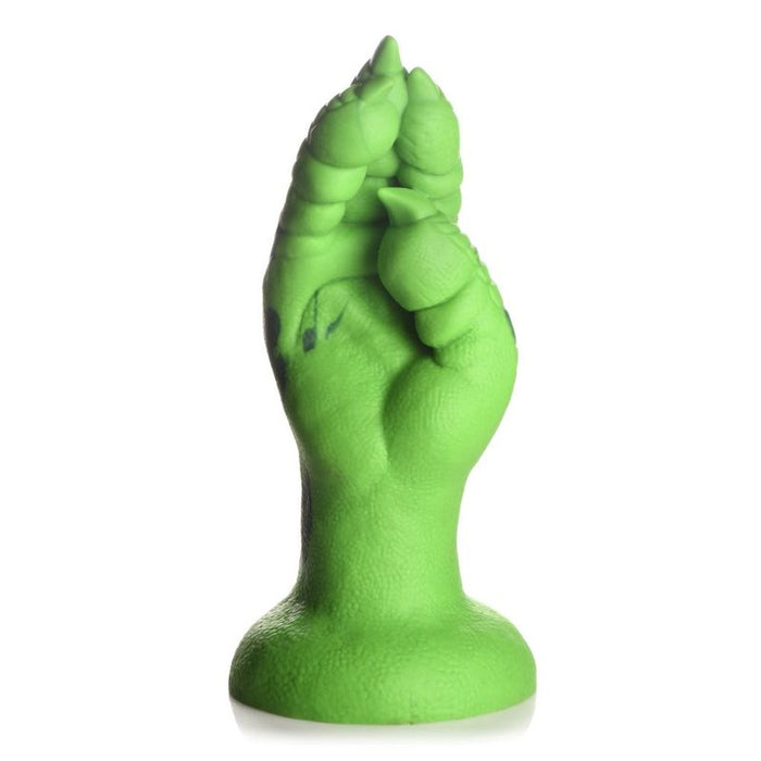 Creature Cocks Raptor Claw Fisting Silicone Dildo, Green