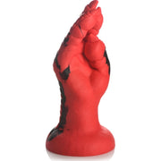 Demon Claw Fisting Silicone Dildo, 8.6", Red