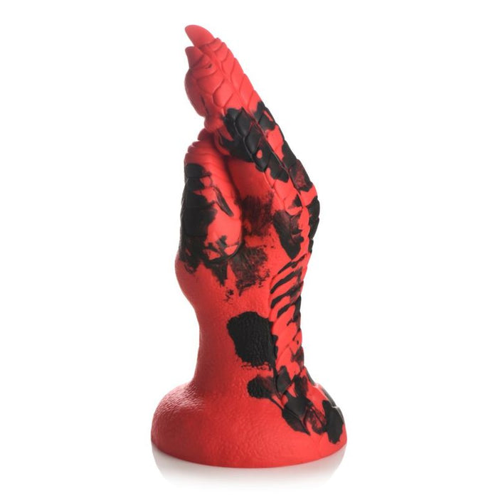 Creature Cocks Demon Claw Fisting Silicone Dildo, 8.6", Red