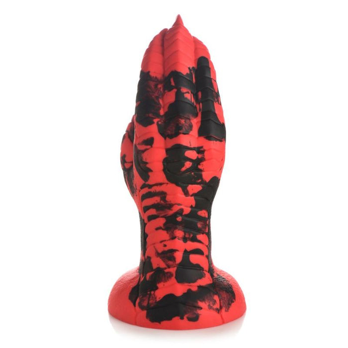 Creature Cocks Demon Claw Fisting Silicone Dildo, 8.6", Red