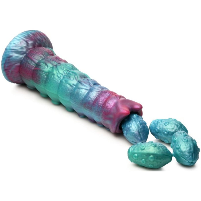 Galactic Breeder Ovipositor Silicone Dildo, 8.7", Mixed