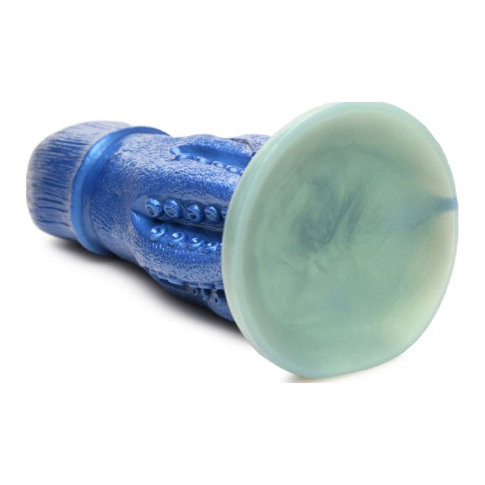 Creature Cocks Cocktopus Octopus Silicone Dildo, 8.4", Blue