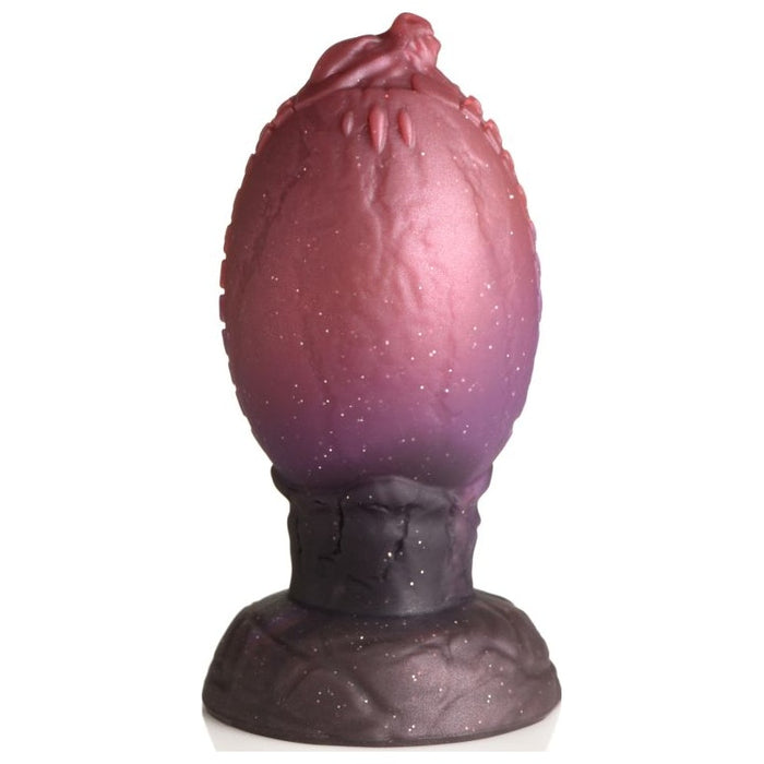 Creature Cocks Dragon Hatch Silicone Egg, 5.3", Pink