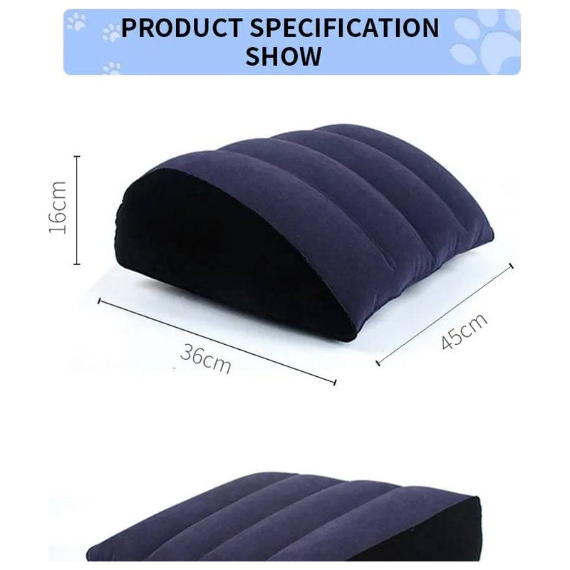 Daytona Inflatable Sex Positioning Arc Pillow, Blue