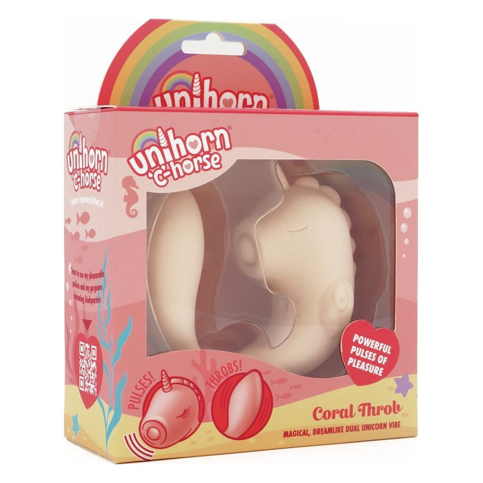 Unihorn Massager C Horse, Coral Throb