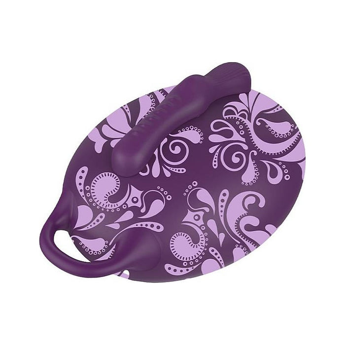 Bouncy Bliss Flow Inflatable Sit-On Massager, Purple