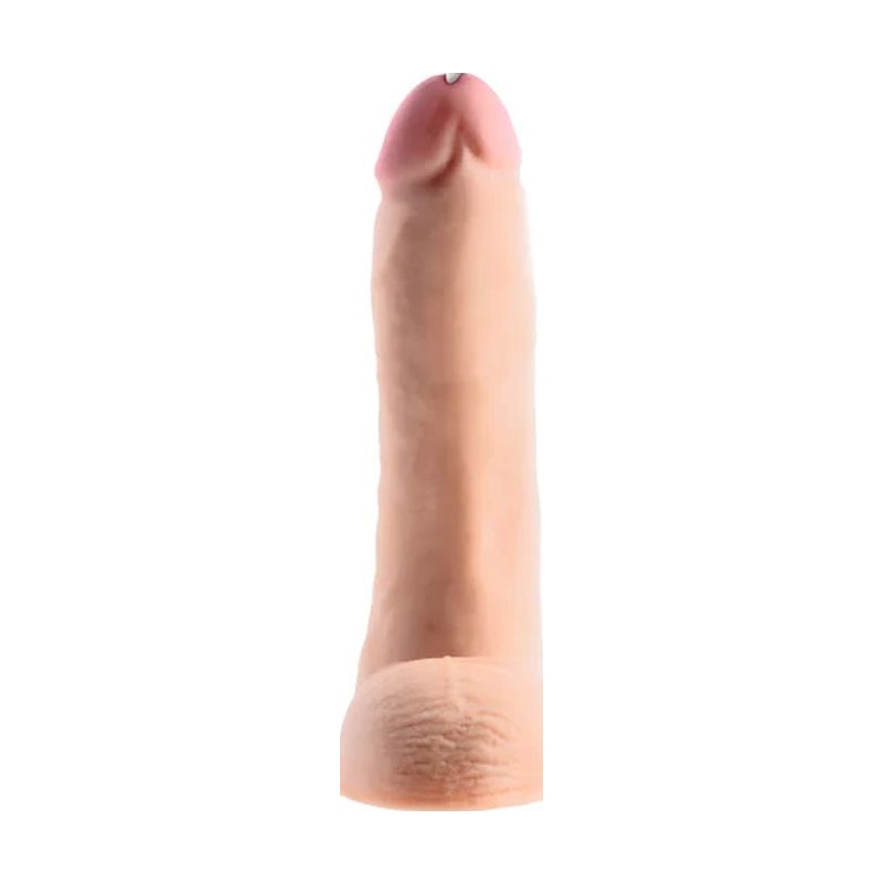 Loadz Squirting Dildo with Syringe, 9"/23cm, Flesh