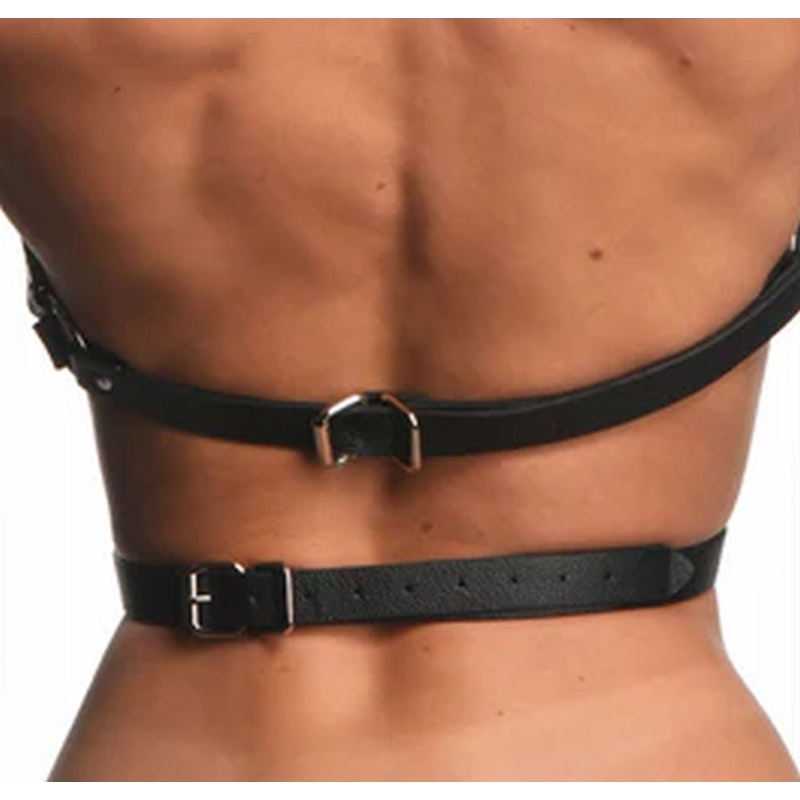 Strict Female Body Harness, Black, L/XL