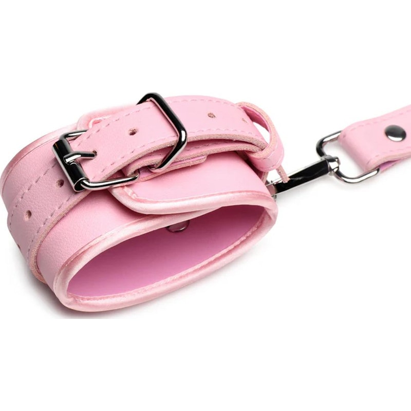 Strict Bondage Harness with Bows, M/L, Pink