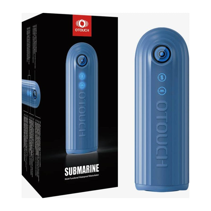 OTouch Submarine Waterproof Thrusting & Vibrating Masturbator, Grey