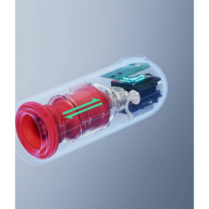 OTouch Submarine Waterproof Thrusting & Vibrating Masturbator, Grey